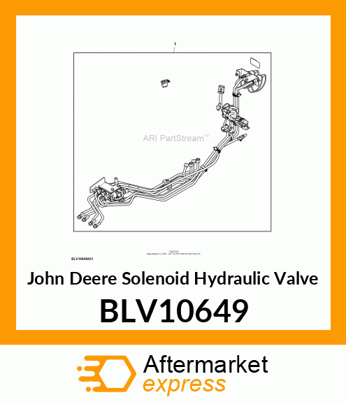 SOLENOID HYDRAULIC VALVE, DIVERTER BLV10649