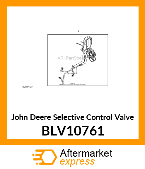 SELECTIVE CONTROL VALVE, 4TH amp; 5TH BLV10761