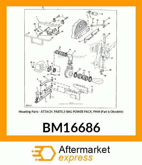 ATTACH PT 3-BAG POWER PAK-F BM16686