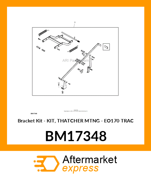 Bracket Kit - KIT, THATCHER MTNG - EO170 TRAC BM17348