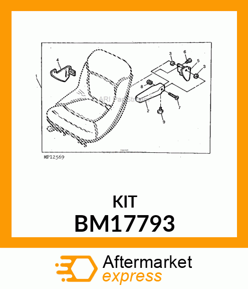 ARMREST BM17793