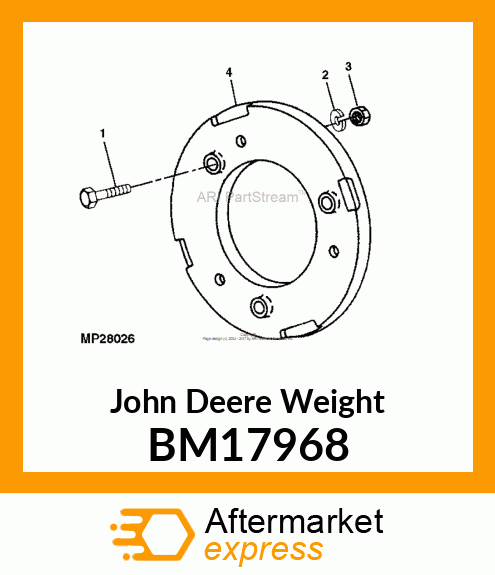 Weight - WEIGHT, WEIGHT WHEEL BM17968