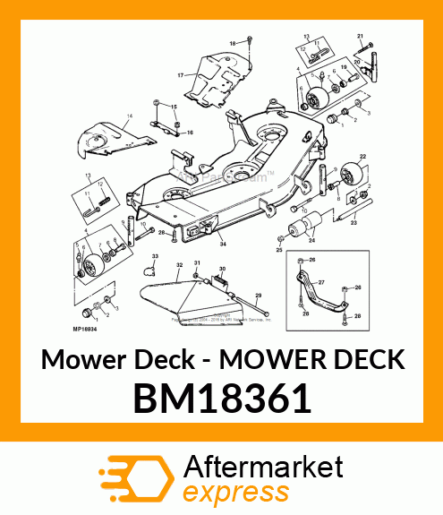 Mower Deck - MOWER DECK BM18361