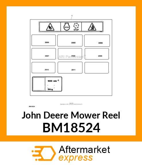 REGION II REEL CERTIFICATION KIT BM18524