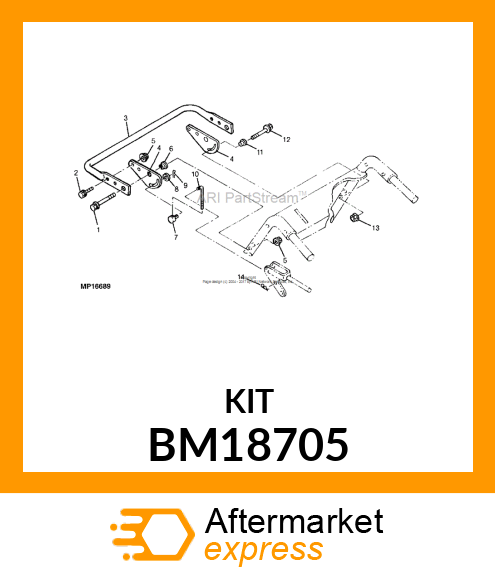 REVERSE ASSIST KIT FOR CWBM BM18705