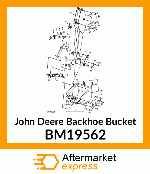 Backhoe Bucket BM19562