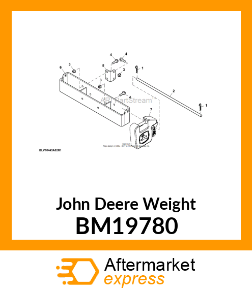 WEIGHT, 70# QUICK BM19780