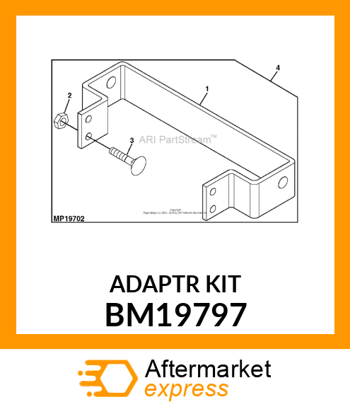 Adapter Kit - ADAPTER KIT-7BU HOPPER ASSY-LX AWS BM19797