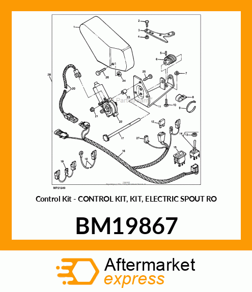 Control Kit - CONTROL KIT, KIT, ELECTRIC SPOUT RO BM19867