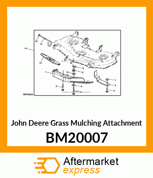 Grass Mulching Attachment BM20007