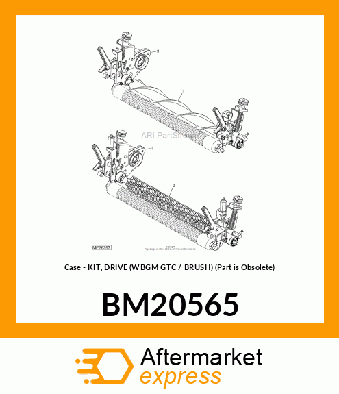 Case - KIT, DRIVE (WBGM GTC / BRUSH) (Part is Obsolete) BM20565