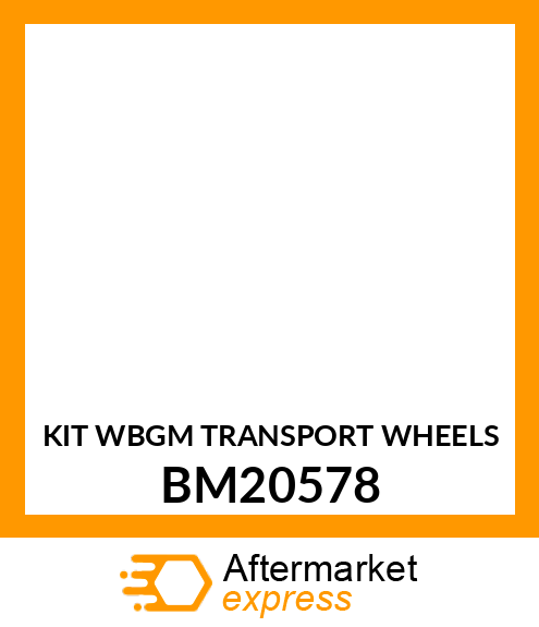 KIT (WBGM TRANSPORT WHEELS) BM20578