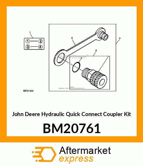 Hyd. Quick-Connect Coupler BM20761