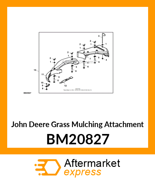 Grass Mulching Attachment BM20827