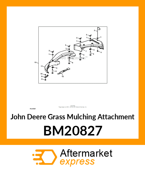Grass Mulching Attachment BM20827