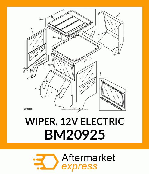 WIPER, 12V ELECTRIC- BM20925