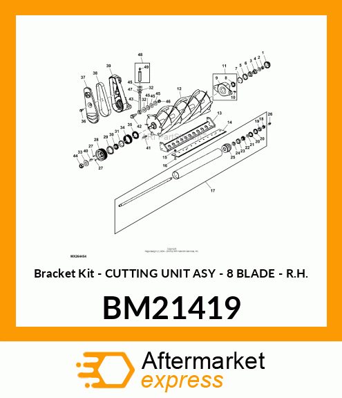 CUTTING UNITS 8 BLADE RH BM21419