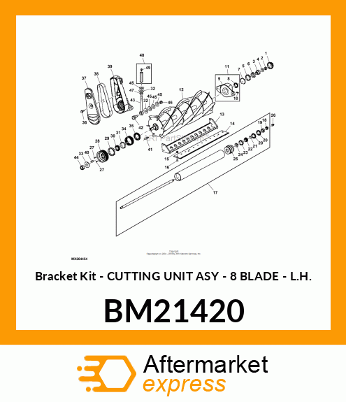 CUTTING UNIT 8 BLADE LH BM21420