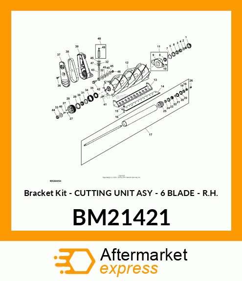 CUTTING UNIT 6 BLADE RH BM21421