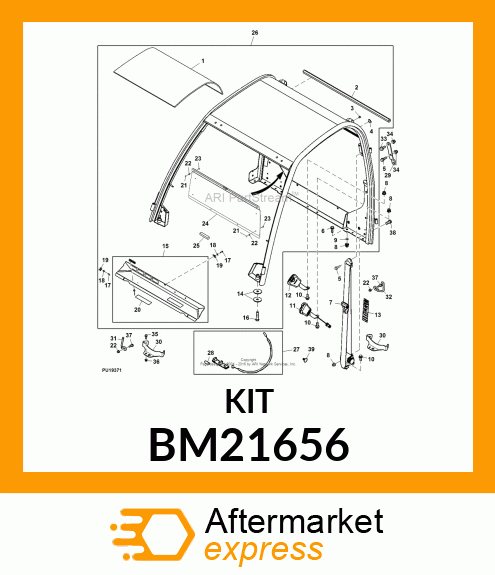 Light Kit - KIT, INTERIOR CAB LIGHT BM21656