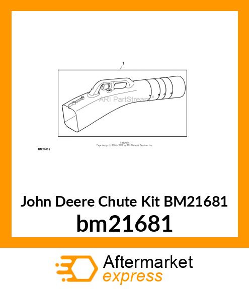 CHUTE KIT, CHUTE, 2 bm21681