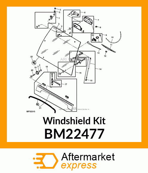 Windshield Kit BM22477