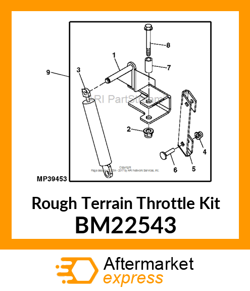 Rough Terrain Throttle Kit BM22543