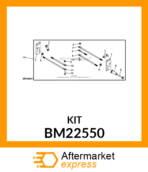 ADJUSTER KIT, GAGE WHEEL EXTENSION BM22550