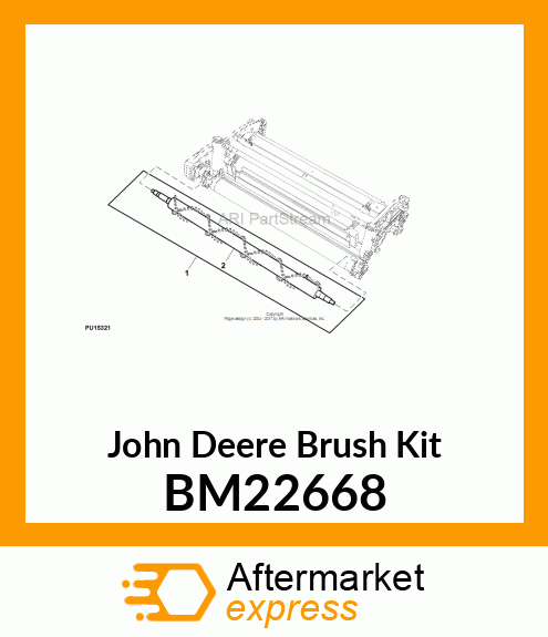 BRUSH KIT, SHAFT KIT, 22 BM22668