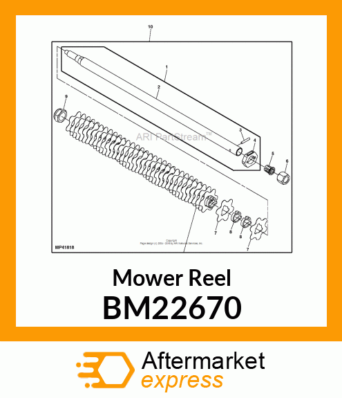 Mower Reel BM22670