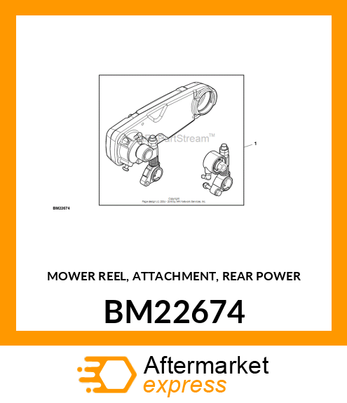 QA7 26" REAR ROLR BRSH DRIV BM22674