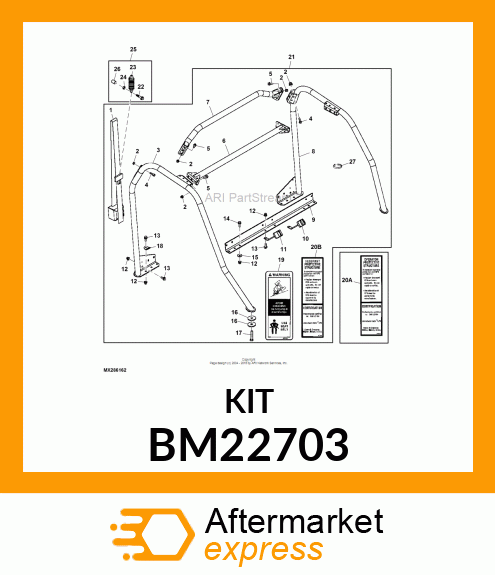 KIT, ELASTIC COMFORT RELIEF SYSTEM BM22703