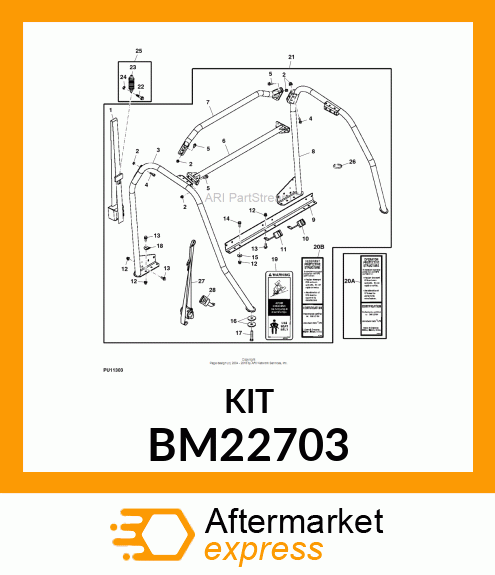 KIT, ELASTIC COMFORT RELIEF SYSTEM BM22703