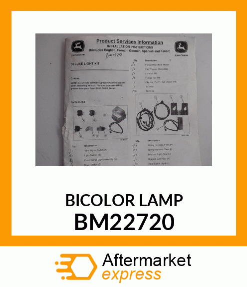 Deluxe Light Kit BM22720