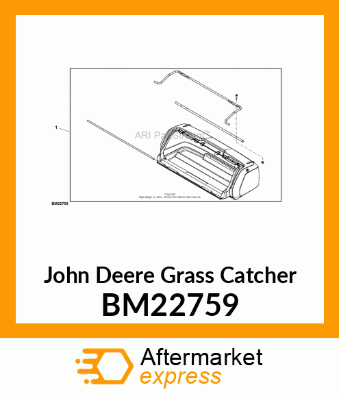 KIT, GRASS CATCHER 26" BM22759