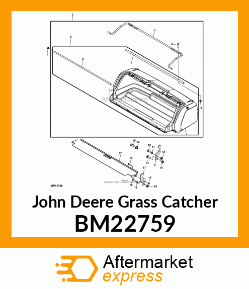 KIT, GRASS CATCHER 26" BM22759