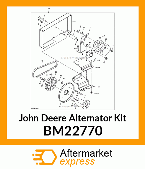 ALTERNATOR BM22770