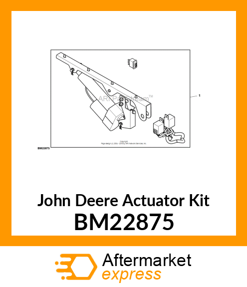 ACTUATOR KIT, ACTUATOR BM22875