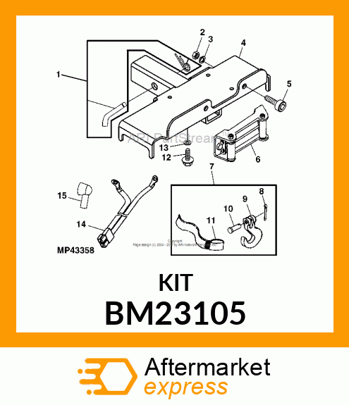 Winch 2" Receiver Multi-Mount Kit BM23105