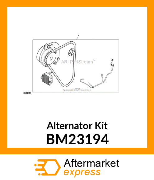 Alternator Kit BM23194