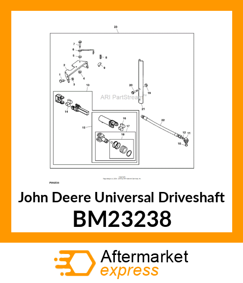 Universal Driveshaft BM23238