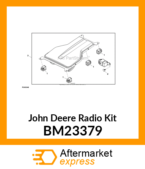 RADIO KIT, STEREO AND SPEAKERS BM23379