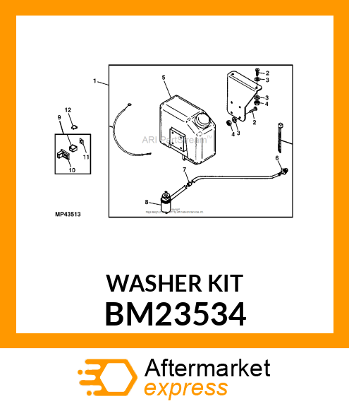 Windshield Washer Kit BM23534