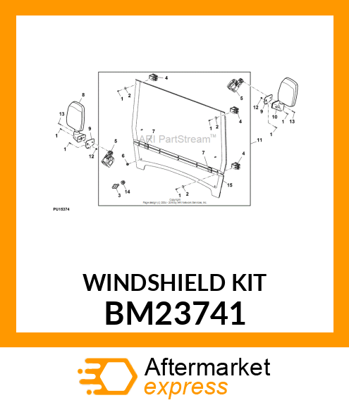 Windshield Kit BM23741