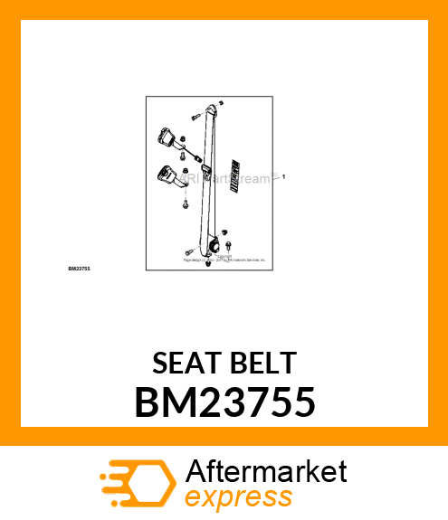 SEAT BELT, KIT, SEAT BELT DEALER I BM23755