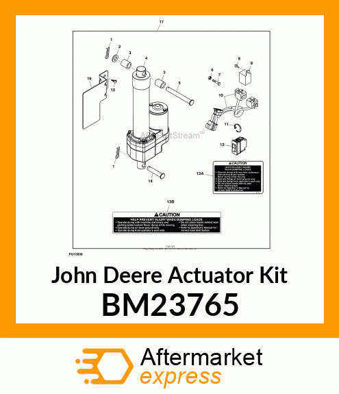 ACTUATOR KIT, LIFT ACTUATOR KIT PRE BM23765