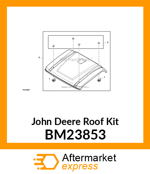 Camo OPS Poly Roof Kit BM23853