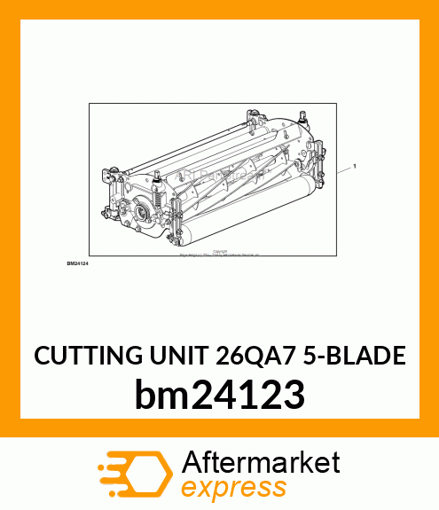 REEL CUTTING UNIT, 26QA7 CUT UNIT, bm24123