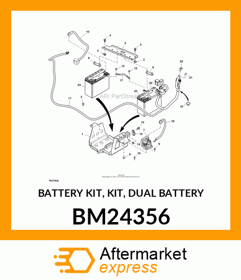 KIT, DUAL BATTERY BM24356