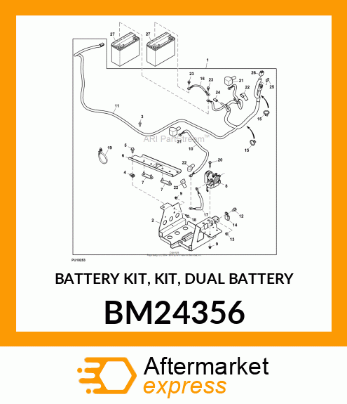 KIT, DUAL BATTERY BM24356